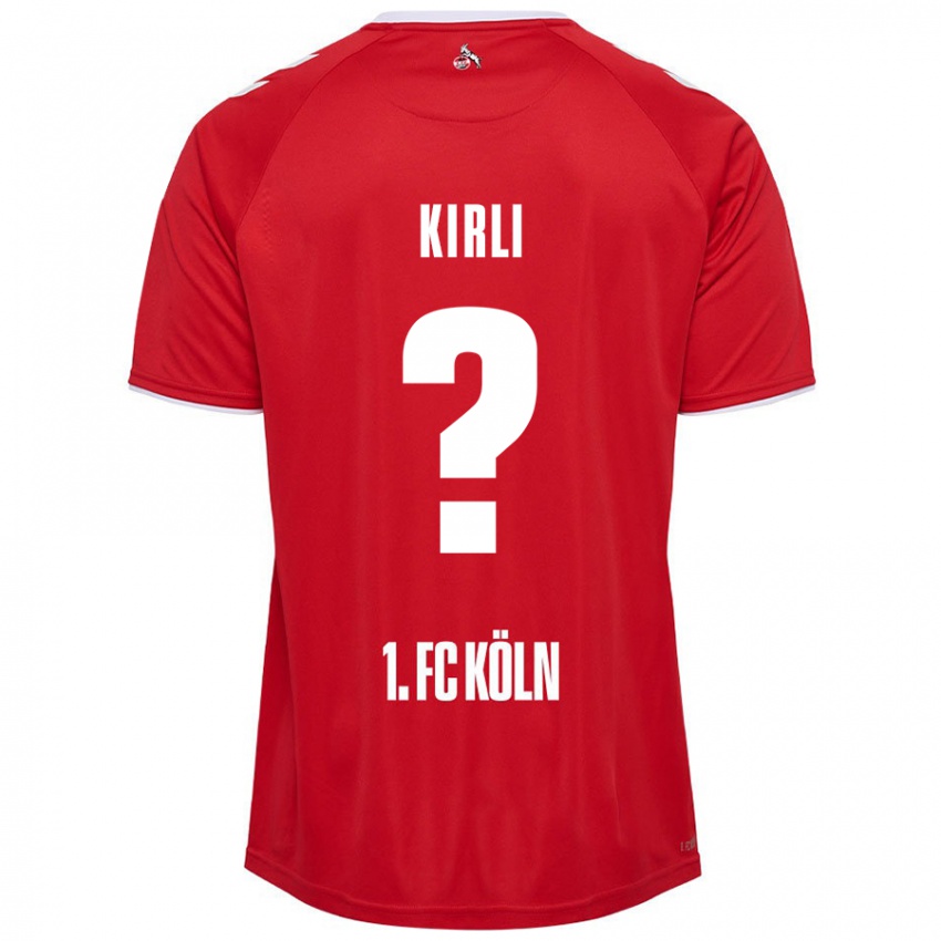 Kinder Celil-Noah Kirli #0 Rot Weiß Auswärtstrikot Trikot 2024/25 T-Shirt