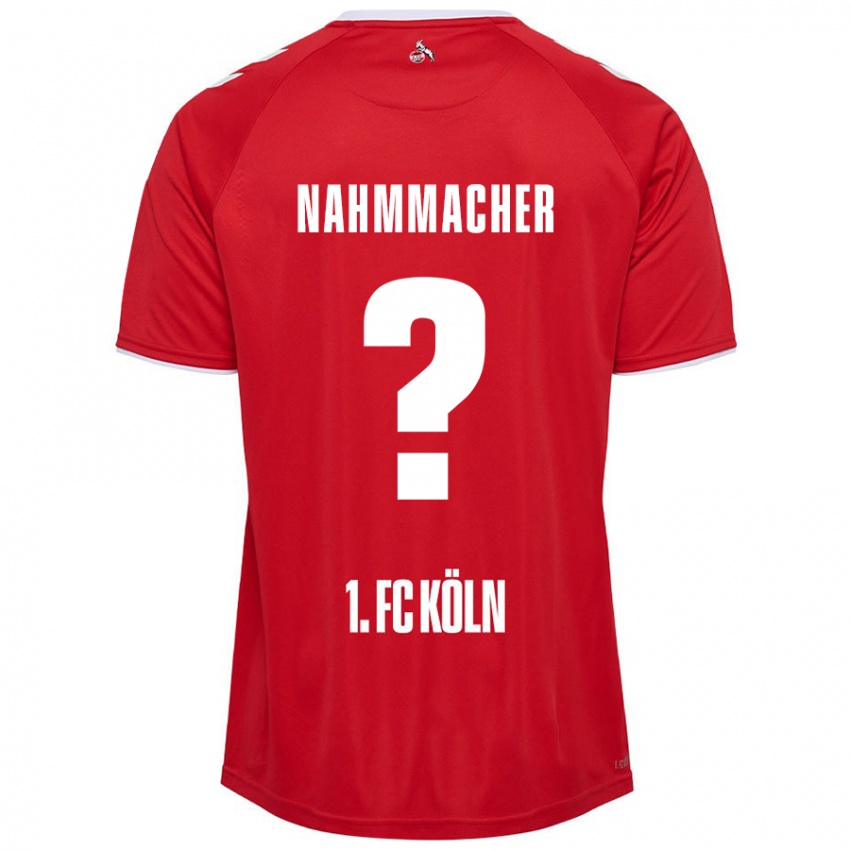 Kinder Emil Nahmmacher #0 Rot Weiß Auswärtstrikot Trikot 2024/25 T-Shirt