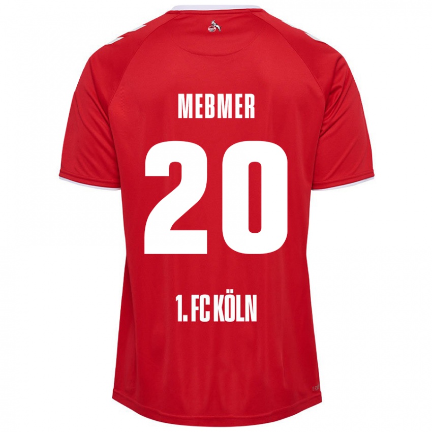 Kinder Meike Meßmer #20 Rot Weiß Auswärtstrikot Trikot 2024/25 T-Shirt