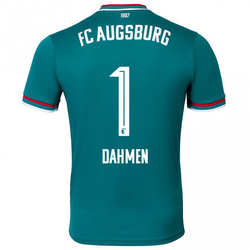 Kinder Finn Dahmen #1 Dunkelgrün Auswärtstrikot Trikot 2024/25 T-Shirt