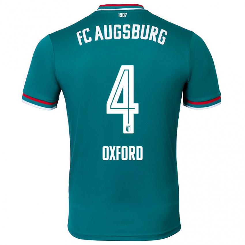 Kinder Reece Oxford #4 Dunkelgrün Auswärtstrikot Trikot 2024/25 T-Shirt