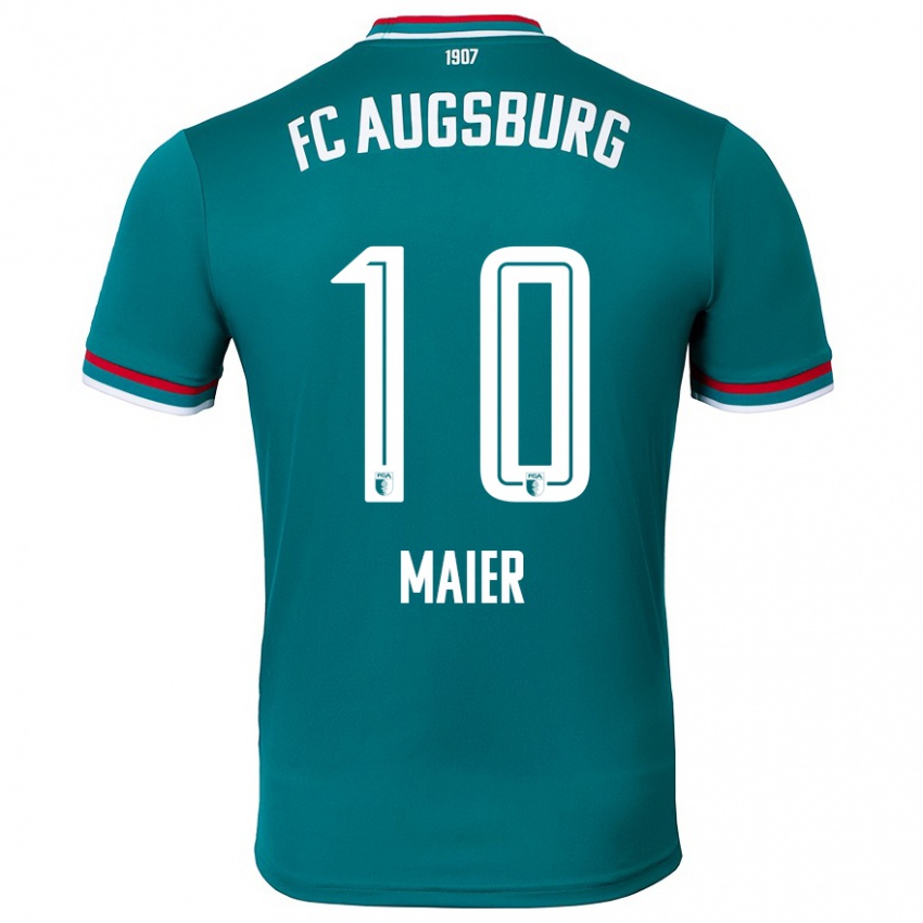 Kinder Arne Maier #10 Dunkelgrün Auswärtstrikot Trikot 2024/25 T-Shirt