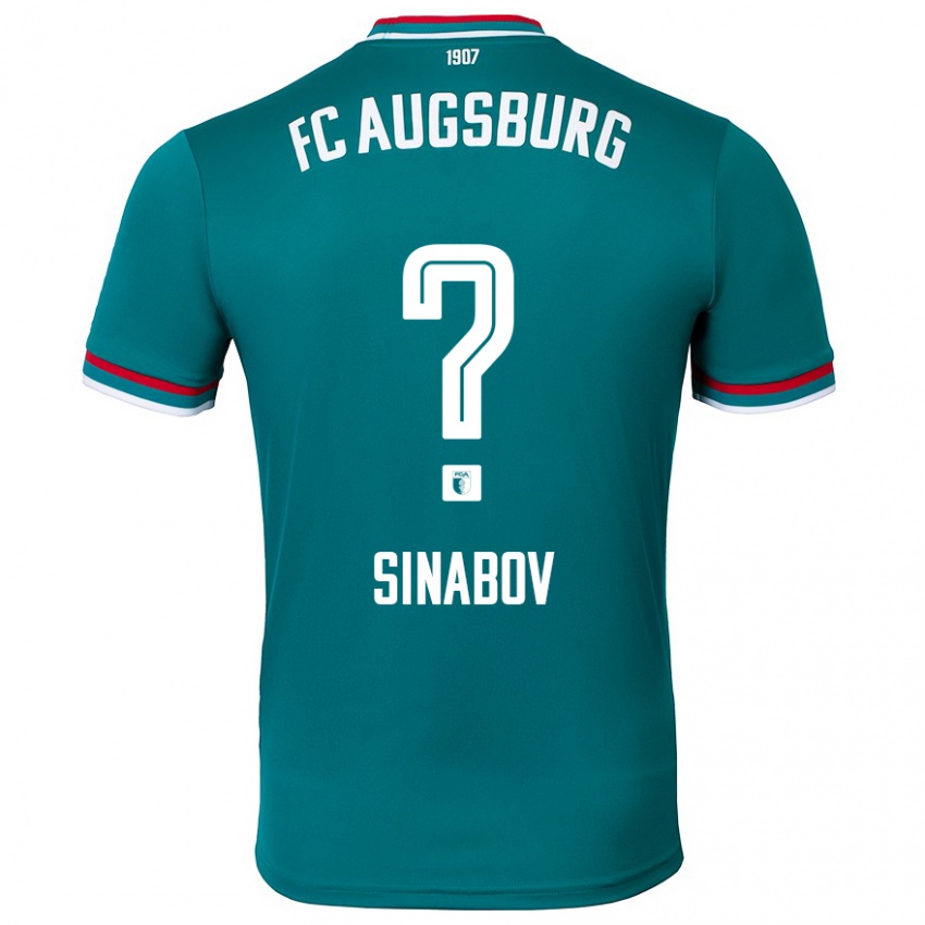 Kinder Albert Sinabov #0 Dunkelgrün Auswärtstrikot Trikot 2024/25 T-Shirt