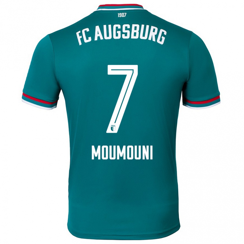 Kinder Faris Moumouni #7 Dunkelgrün Auswärtstrikot Trikot 2024/25 T-Shirt