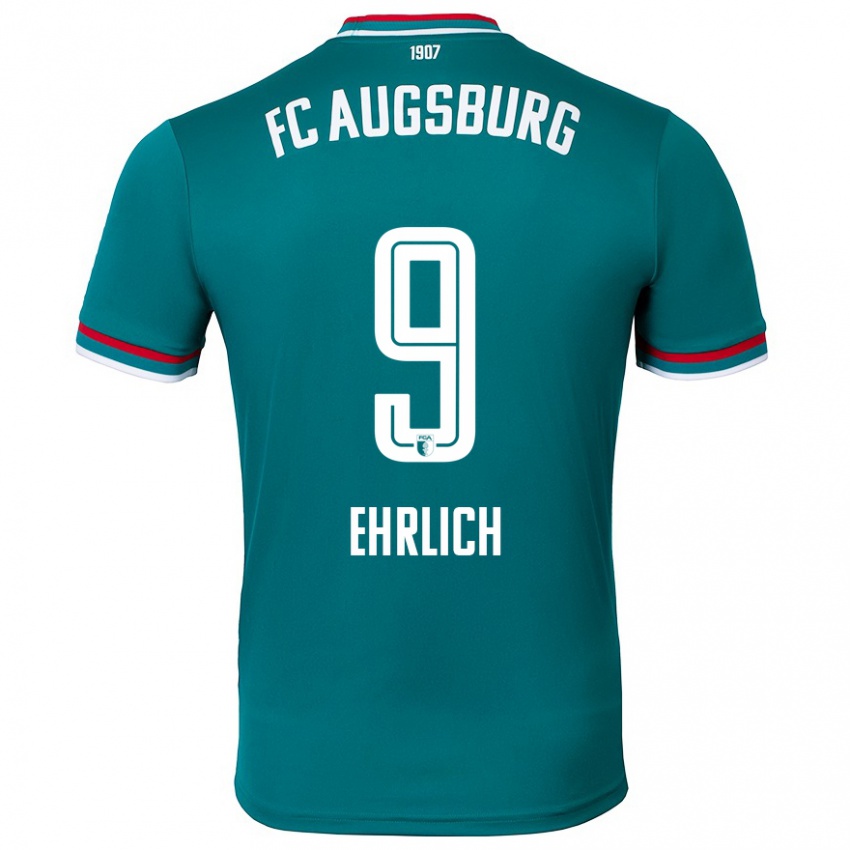 Kinder Lucas Ehrlich #9 Dunkelgrün Auswärtstrikot Trikot 2024/25 T-Shirt