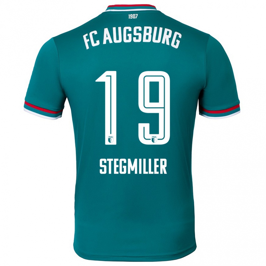 Kinder Louis Stegmiller #19 Dunkelgrün Auswärtstrikot Trikot 2024/25 T-Shirt