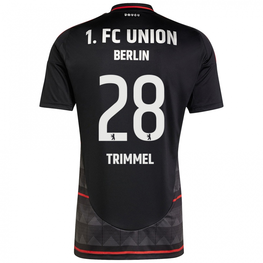 Kinder Christopher Trimmel #28 Schwarz Auswärtstrikot Trikot 2024/25 T-Shirt