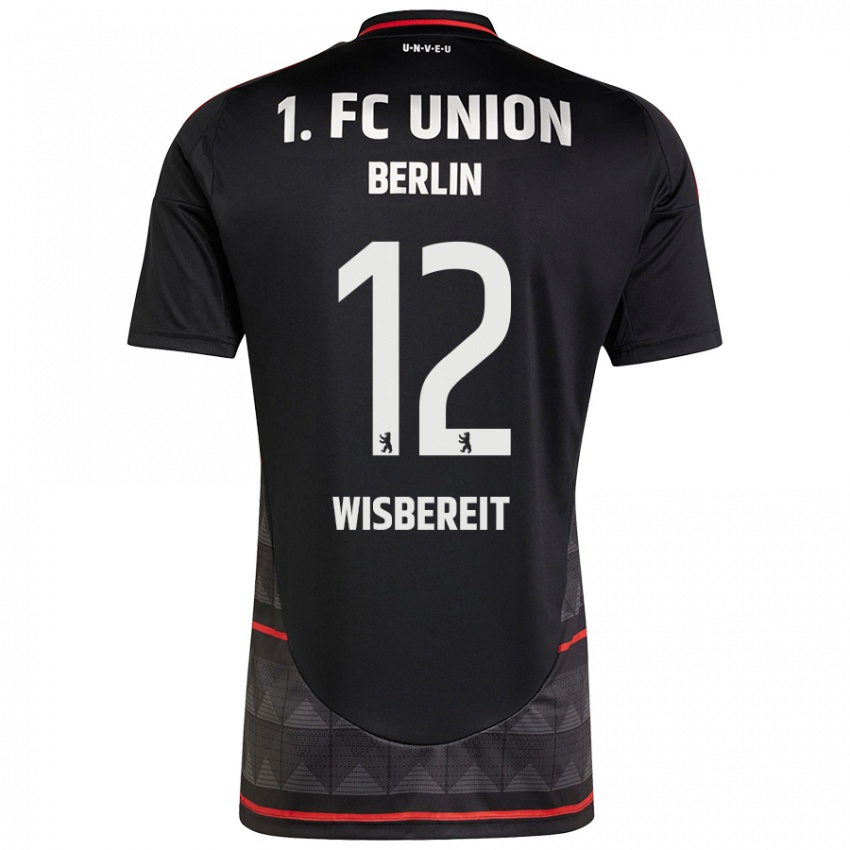 Kinder Tom Wisbereit #12 Schwarz Auswärtstrikot Trikot 2024/25 T-Shirt