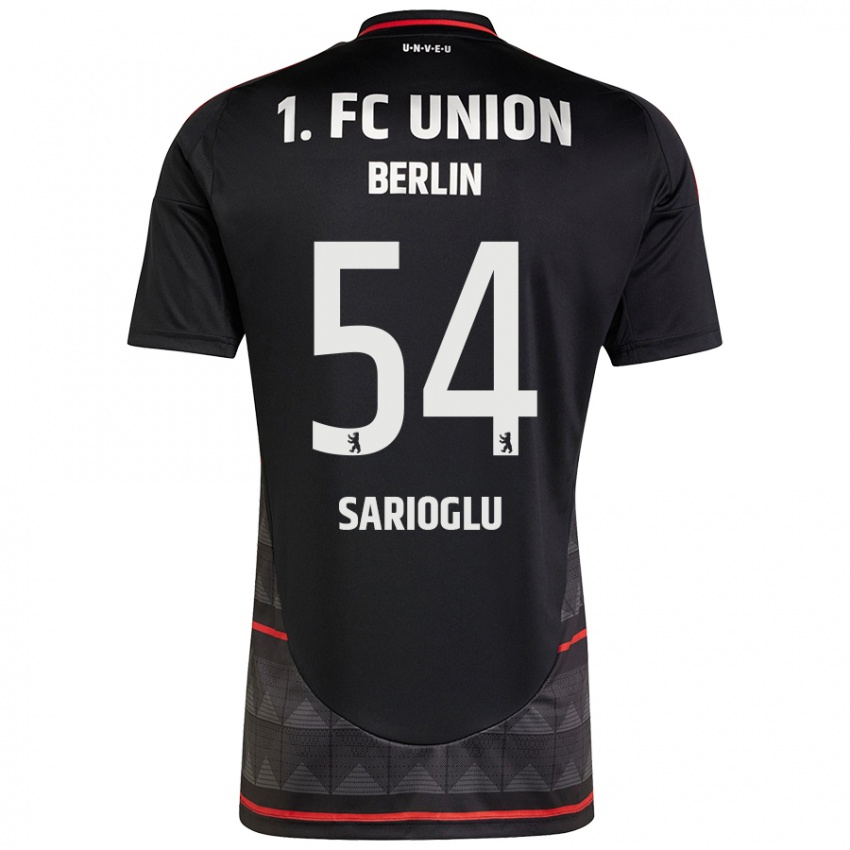 Kinder Defne Sarıoğlu #54 Schwarz Auswärtstrikot Trikot 2024/25 T-Shirt