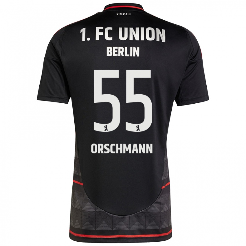 Kinder Katja Orschmann #55 Schwarz Auswärtstrikot Trikot 2024/25 T-Shirt