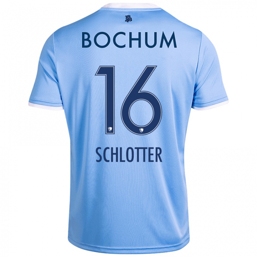 Kinder Joel Schlotter #16 Himmelblau Auswärtstrikot Trikot 2024/25 T-Shirt