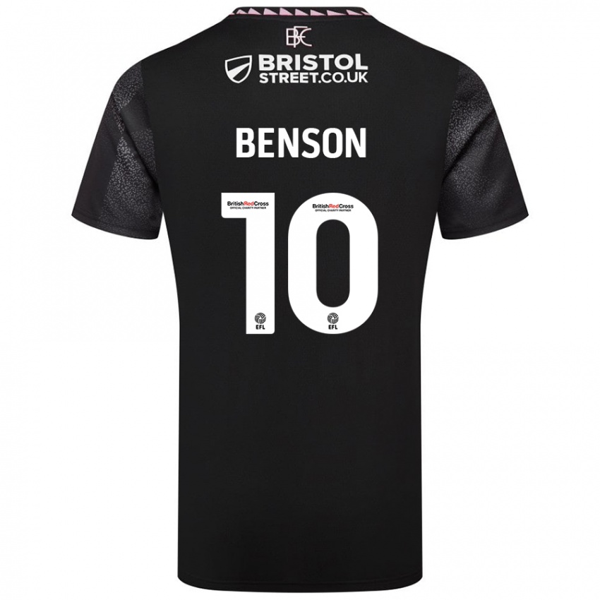 Kinder Benson Manuel #10 Schwarz Auswärtstrikot Trikot 2024/25 T-Shirt