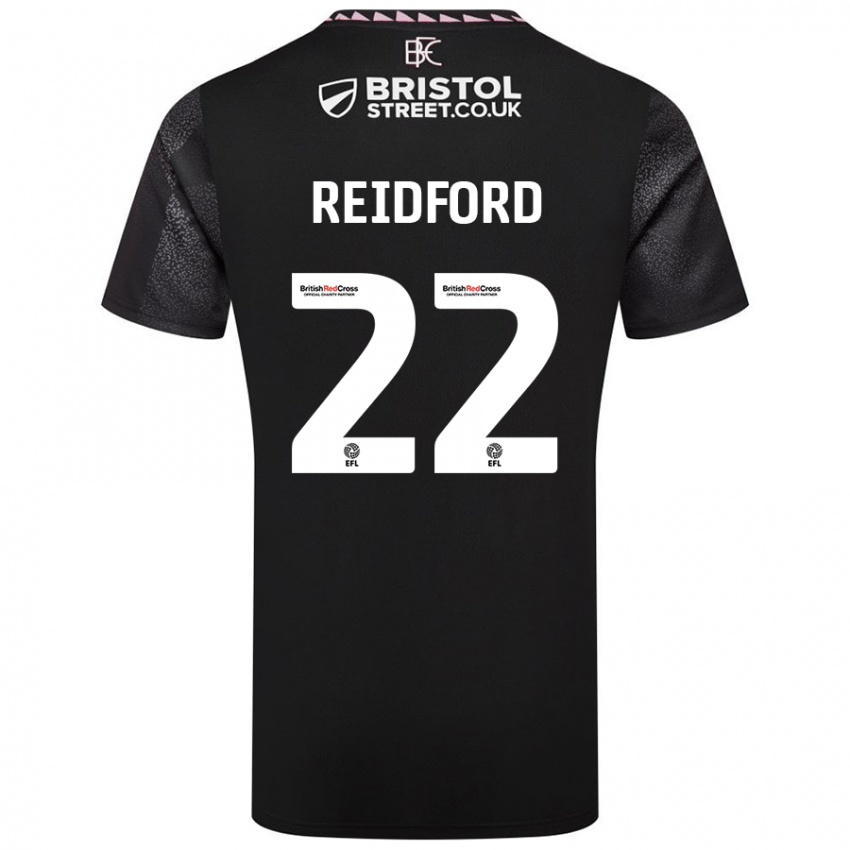 Kinder Isabella Reidford #22 Schwarz Auswärtstrikot Trikot 2024/25 T-Shirt