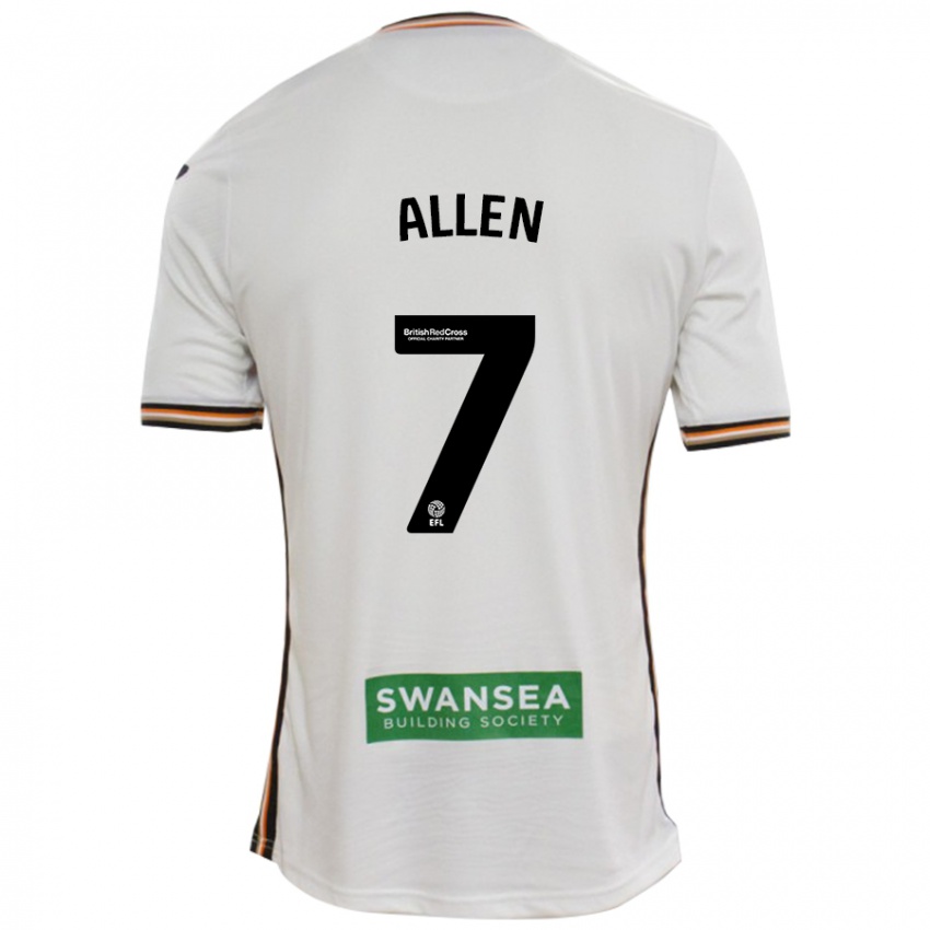 Herren Joe Allen #7 Rot Weiß Heimtrikot Trikot 2024/25 T-Shirt