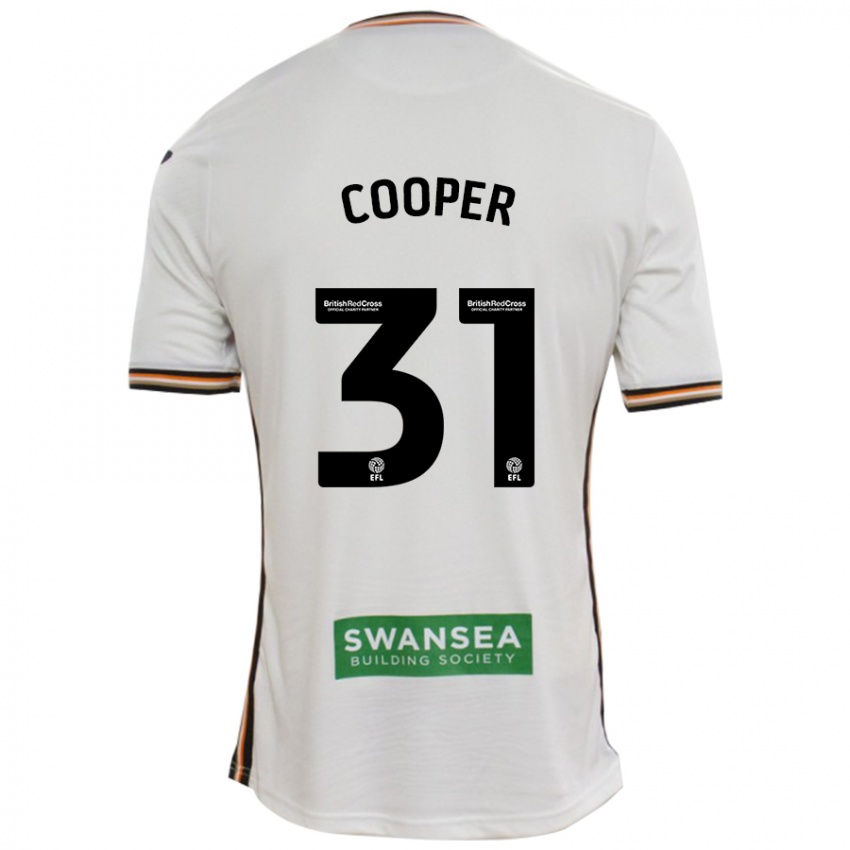 Herren Oliver Cooper #31 Rot Weiß Heimtrikot Trikot 2024/25 T-Shirt