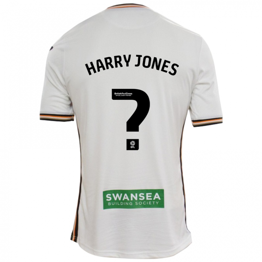 Herren Harry Jones #0 Rot Weiß Heimtrikot Trikot 2024/25 T-Shirt