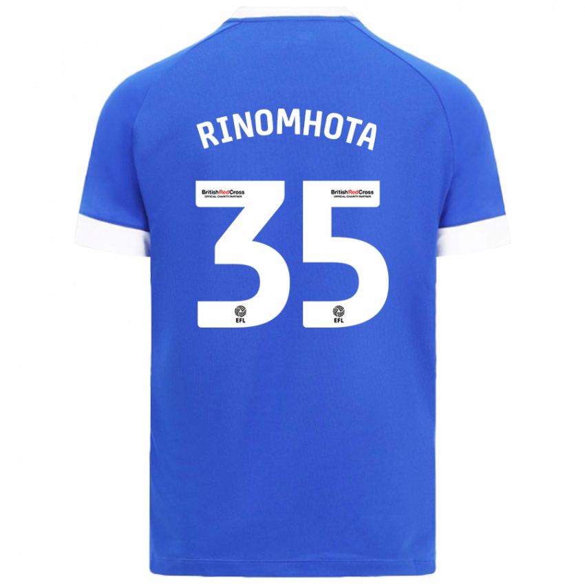 Herren Andy Rinomhota #35 Himmelblau Heimtrikot Trikot 2024/25 T-Shirt