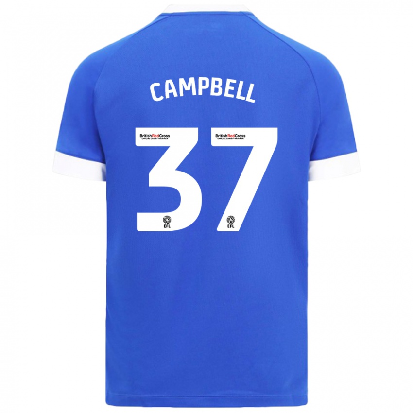 Herren Vontae Daley-Campbell #37 Himmelblau Heimtrikot Trikot 2024/25 T-Shirt