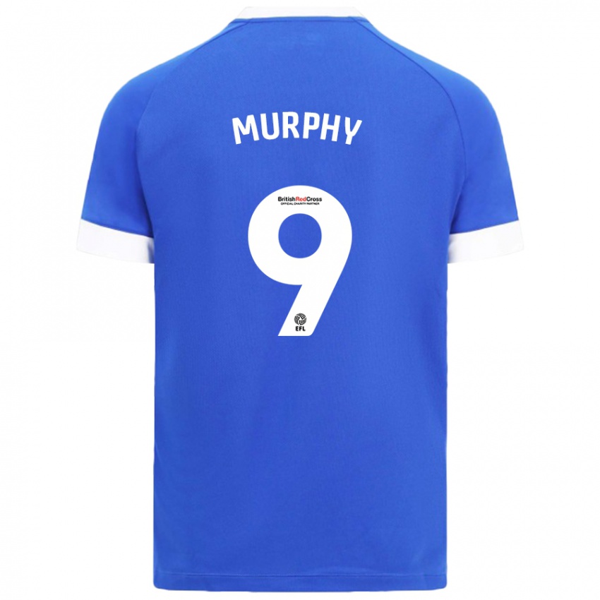 Herren Alana Murphy #9 Himmelblau Heimtrikot Trikot 2024/25 T-Shirt