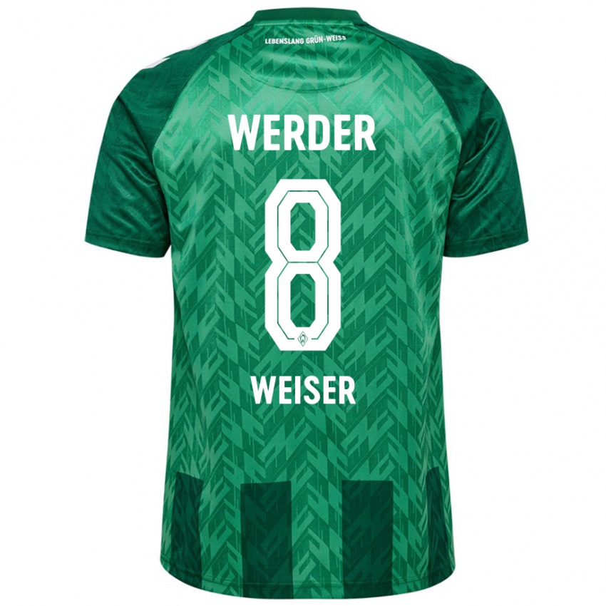 Herren Mitchell Weiser #8 Grün Heimtrikot Trikot 2024/25 T-Shirt