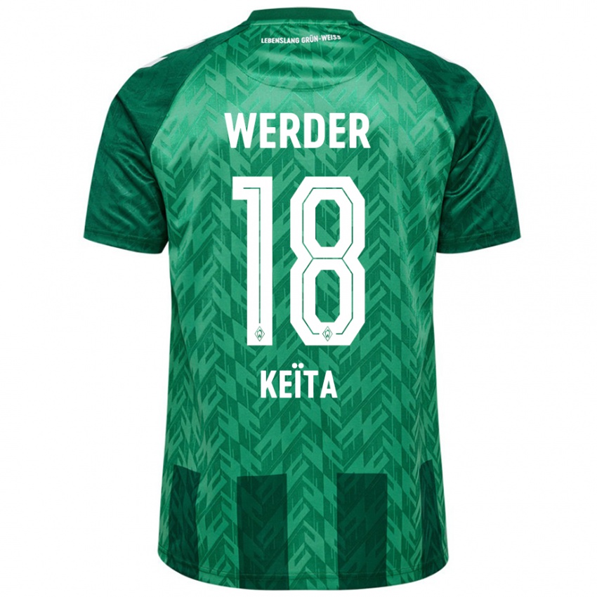 Herren Naby Keïta #18 Grün Heimtrikot Trikot 2024/25 T-Shirt