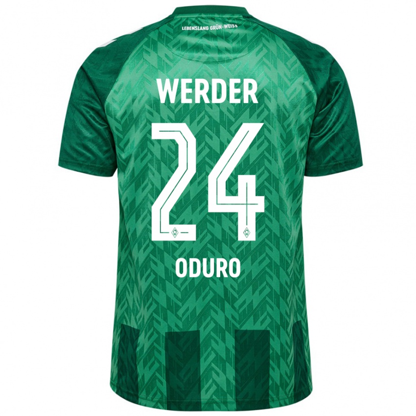 Herren Ricardo Oduro #24 Grün Heimtrikot Trikot 2024/25 T-Shirt