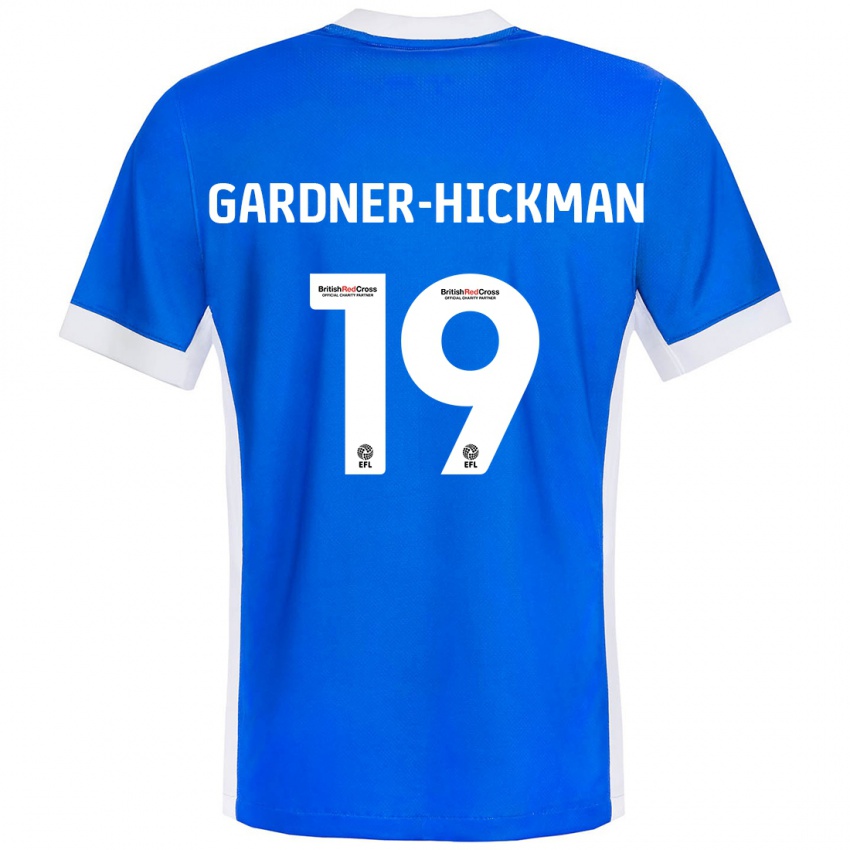 Herren Taylor Gardner-Hickman #19 Blau Weiß Heimtrikot Trikot 2024/25 T-Shirt