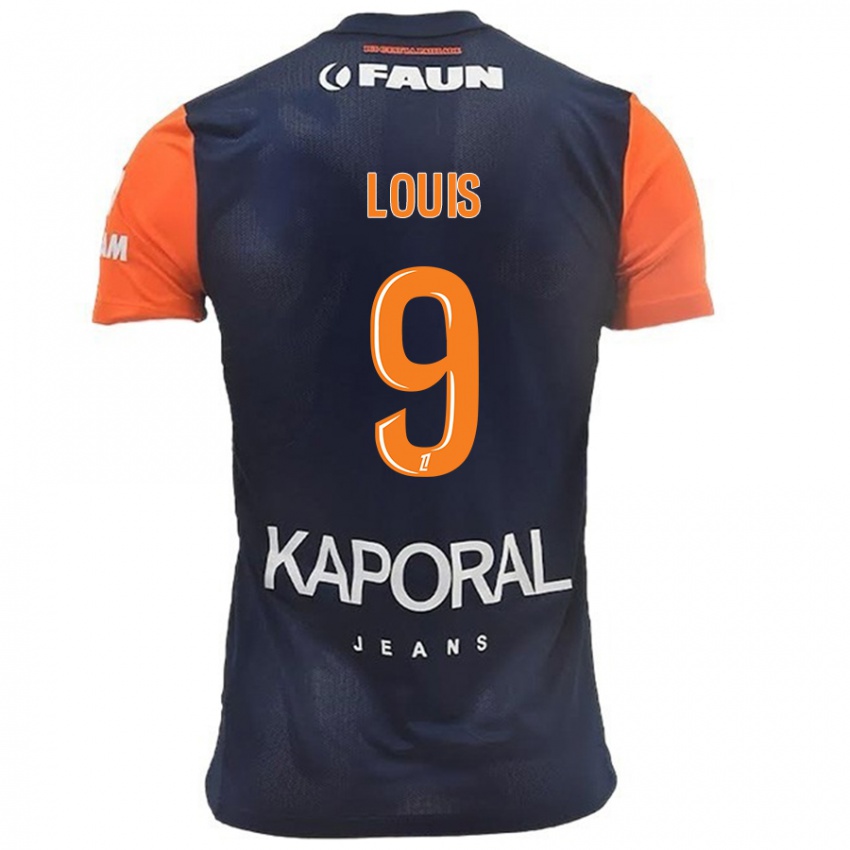 Herren Kethna Louis #9 Marineblau Orange Heimtrikot Trikot 2024/25 T-Shirt