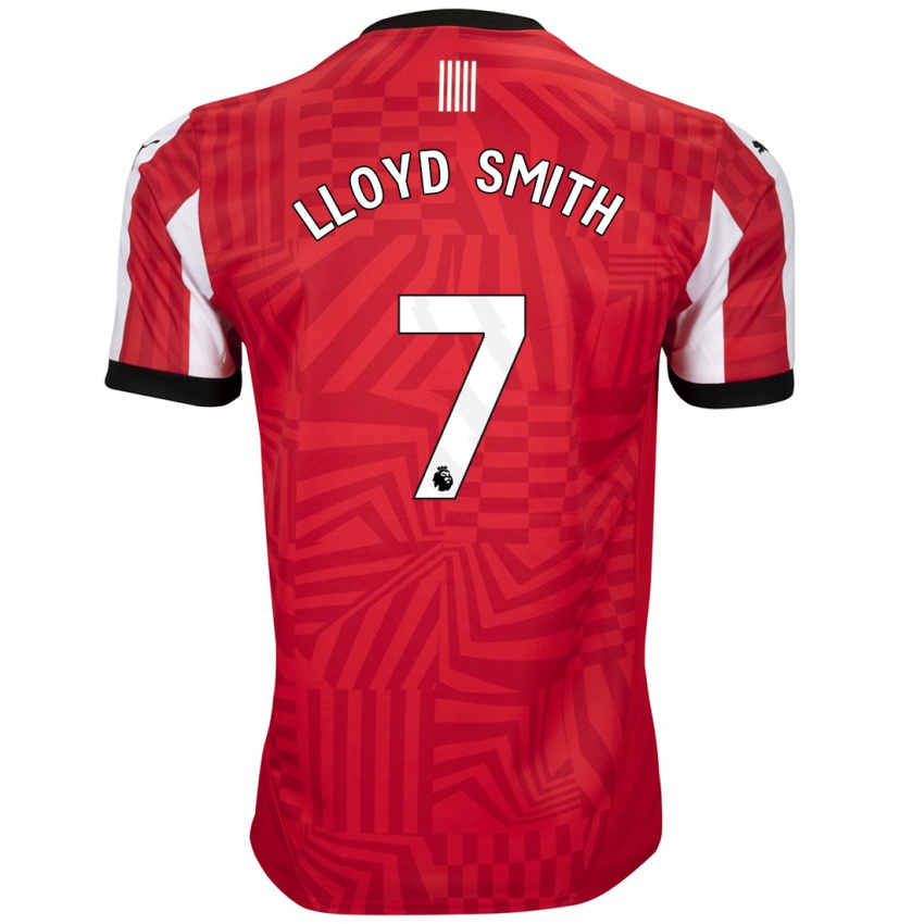 Herren Lexi Lloyd-Smith #7 Rot Weiß Heimtrikot Trikot 2024/25 T-Shirt