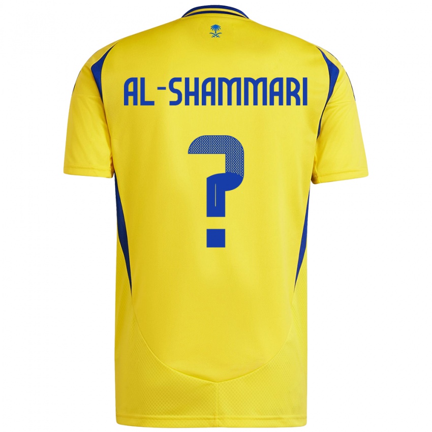 Herren Mansour Al-Shammari #0 Gelb Blau Heimtrikot Trikot 2024/25 T-Shirt