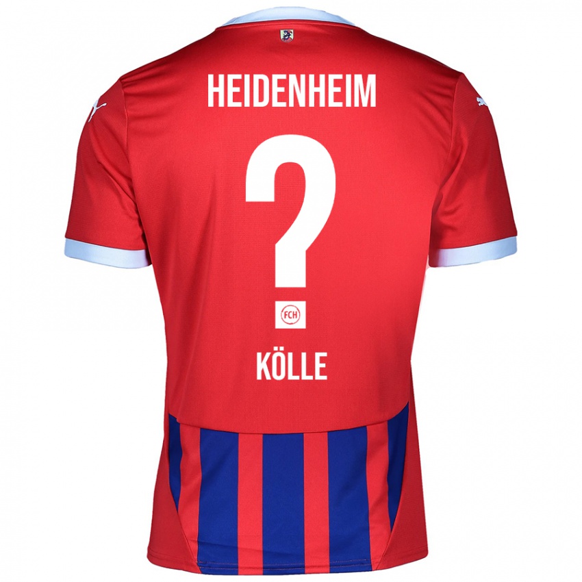 Herren Adam Kölle #0 Rot Blau Heimtrikot Trikot 2024/25 T-Shirt