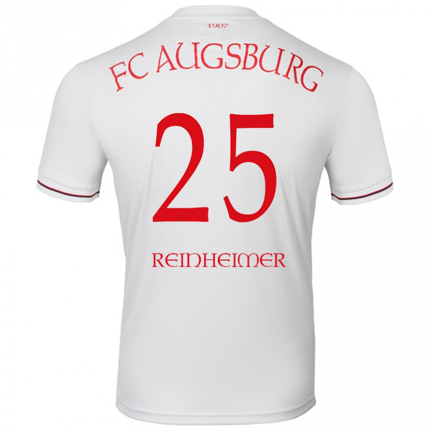 Herren Pirmin Reinheimer #25 Weiß Heimtrikot Trikot 2024/25 T-Shirt