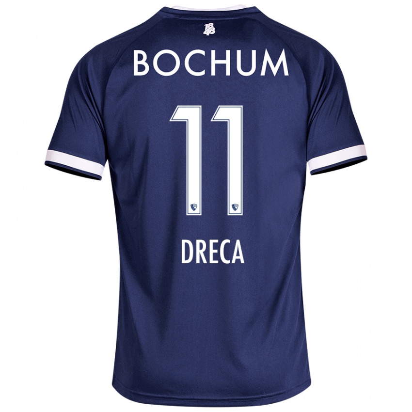 Herren Benjamin Dreca #11 Dunkelblau Heimtrikot Trikot 2024/25 T-Shirt