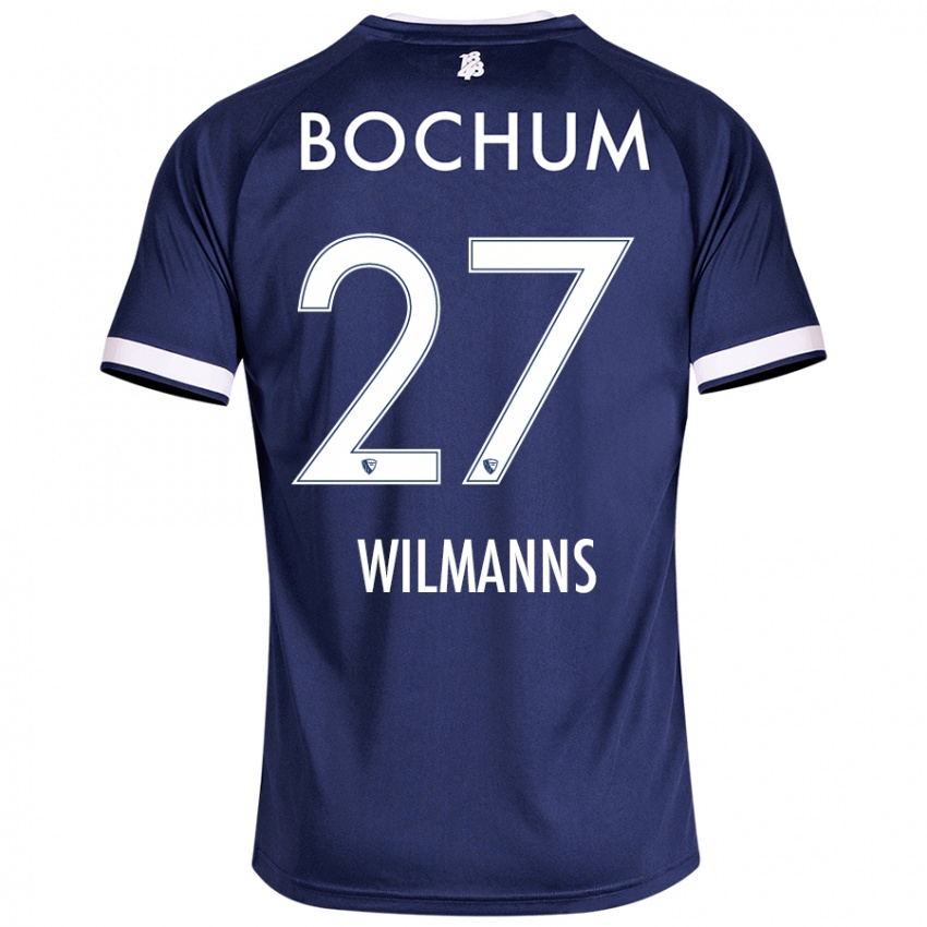 Herren Anjo Wilmanns #27 Dunkelblau Heimtrikot Trikot 2024/25 T-Shirt