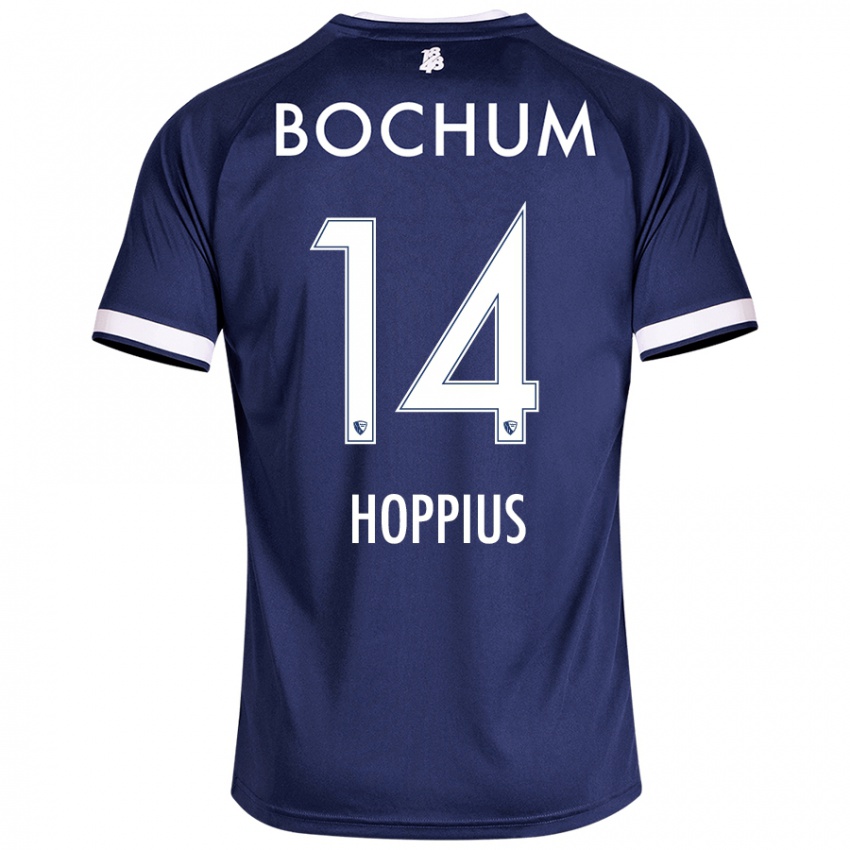 Herren Dörthe Hoppius #14 Dunkelblau Heimtrikot Trikot 2024/25 T-Shirt