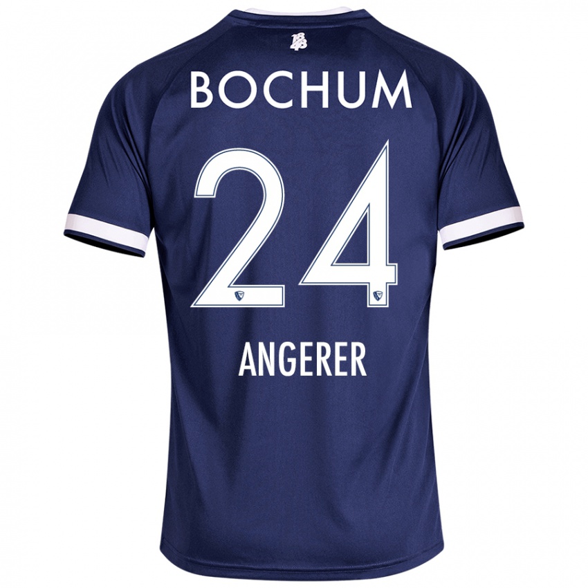 Herren Alina Angerer #24 Dunkelblau Heimtrikot Trikot 2024/25 T-Shirt