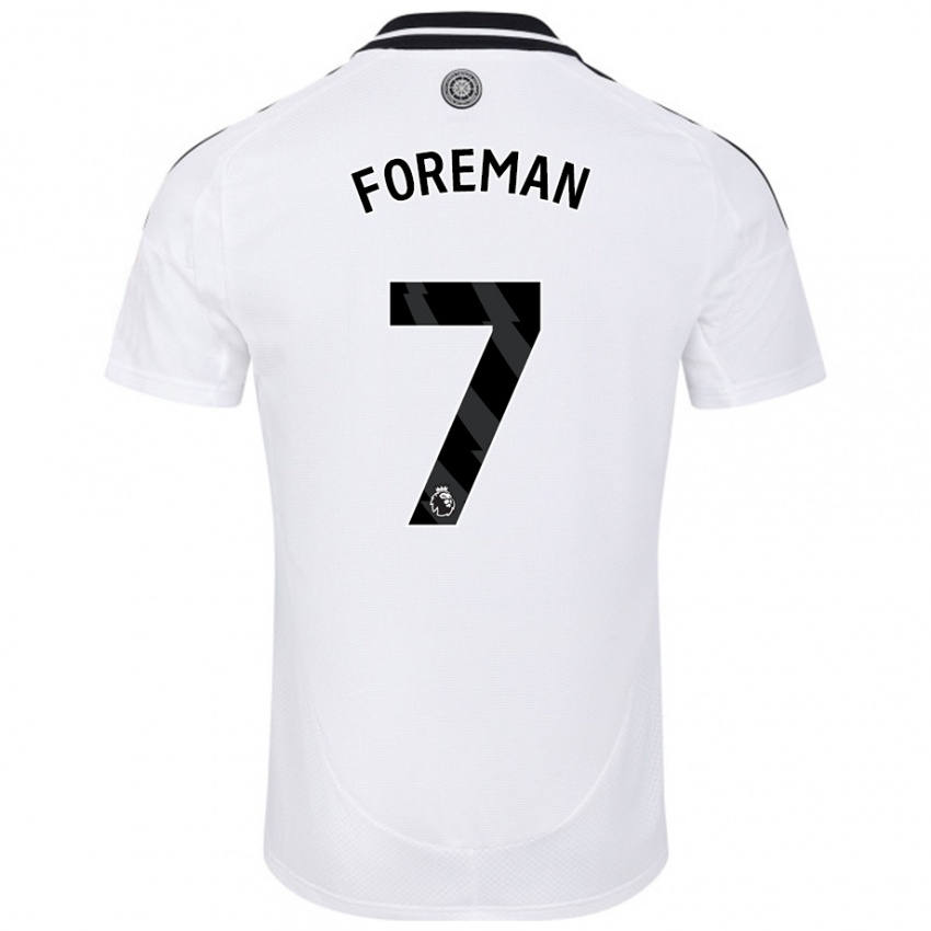 Herren Tia Foreman #7 Weiß Heimtrikot Trikot 2024/25 T-Shirt