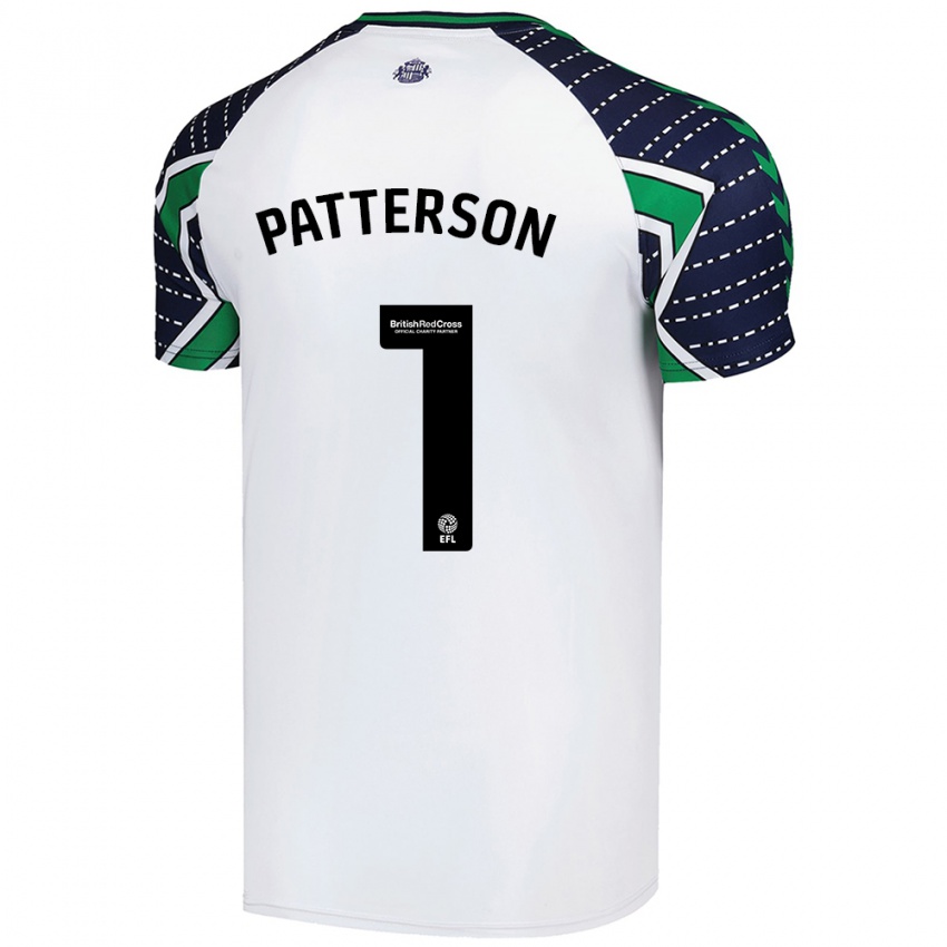 Herren Anthony Patterson #1 Weiß Auswärtstrikot Trikot 2024/25 T-Shirt