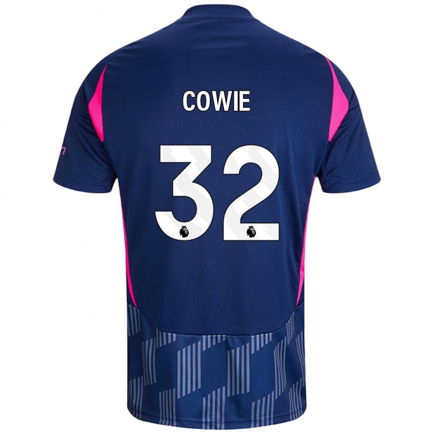 Herren Abi Cowie #32 Königsblau Rosa Auswärtstrikot Trikot 2024/25 T-Shirt