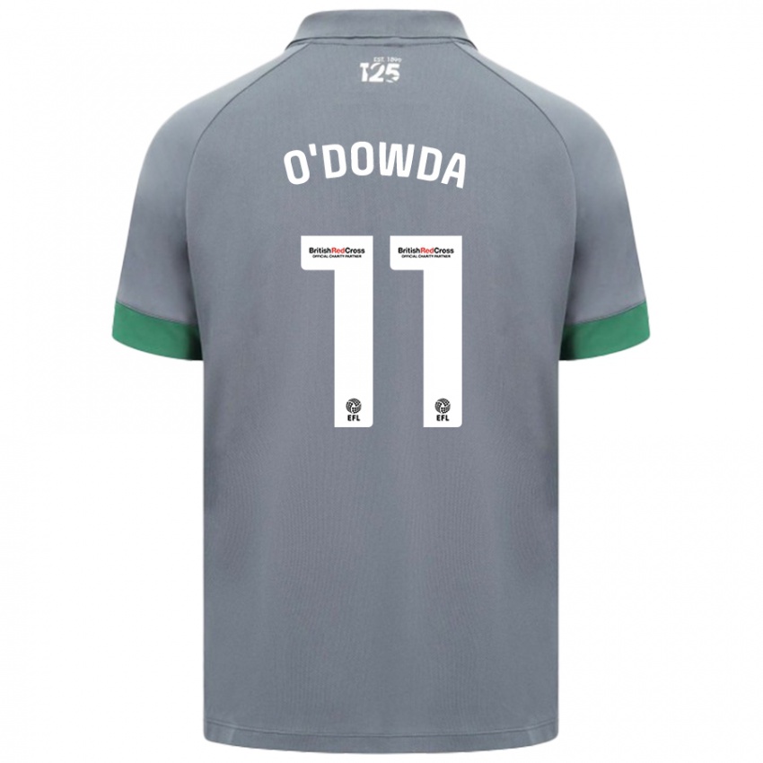 Herren Callum O'dowda #11 Dunkelgrau Auswärtstrikot Trikot 2024/25 T-Shirt