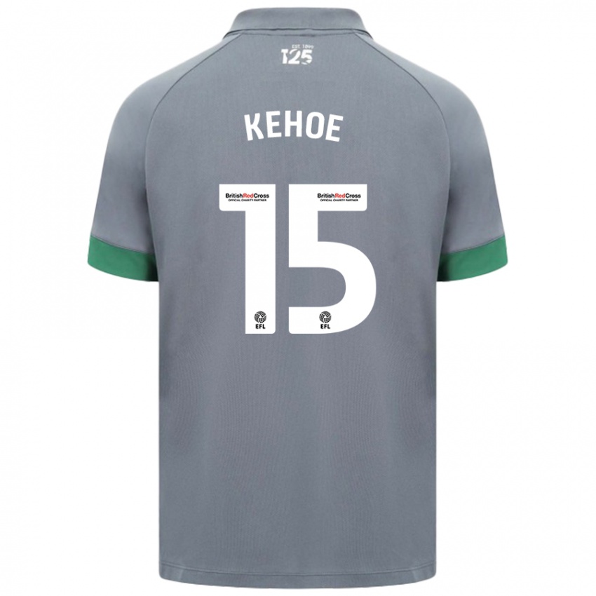 Herren Molly Kehoe #15 Dunkelgrau Auswärtstrikot Trikot 2024/25 T-Shirt