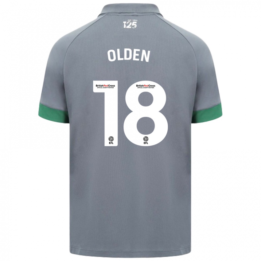 Herren Mackenzie Olden #18 Dunkelgrau Auswärtstrikot Trikot 2024/25 T-Shirt