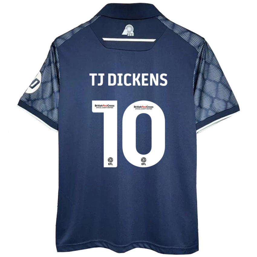 Herren Tonicha Tj Dickens #10 Schwarz Auswärtstrikot Trikot 2024/25 T-Shirt