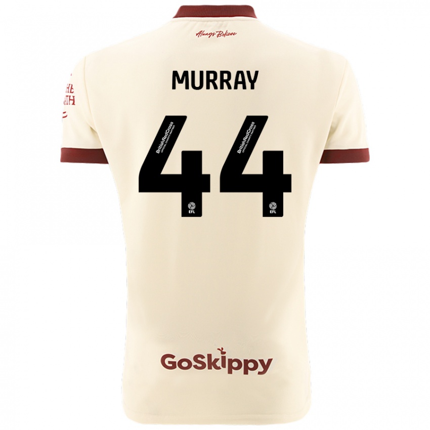 Herren Satara Murray #44 Cremeweiß Auswärtstrikot Trikot 2024/25 T-Shirt