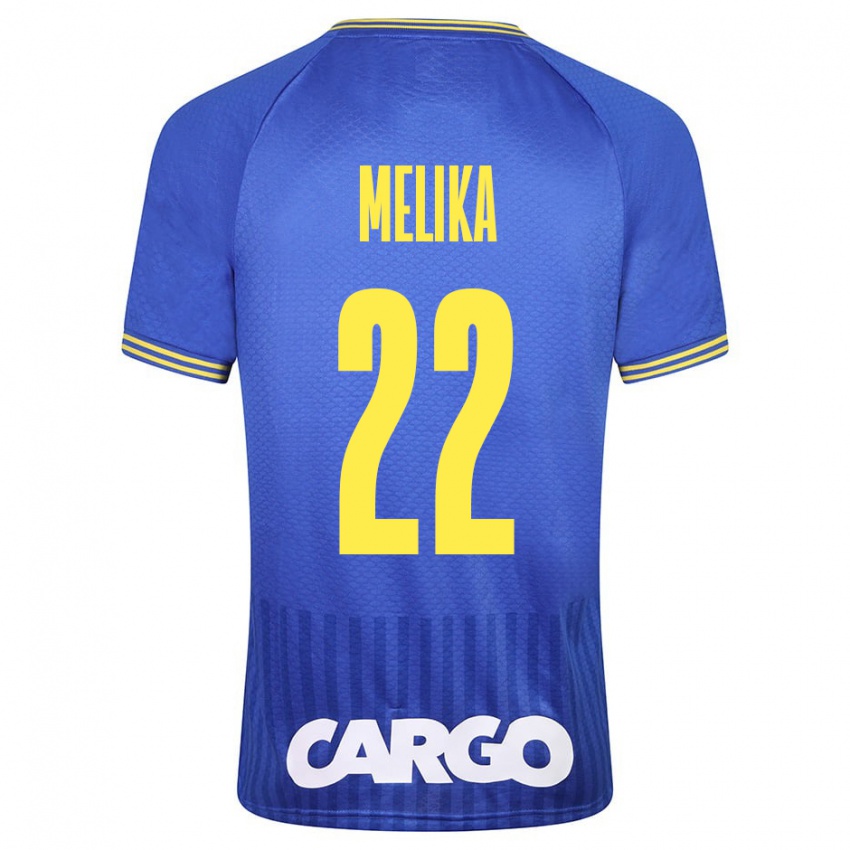 Herren Ofek Melika #22 Weiß Auswärtstrikot Trikot 2024/25 T-Shirt