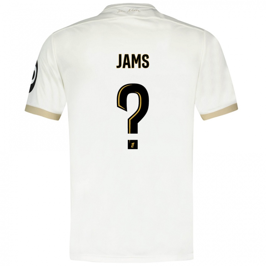 Herren Dylan Jams #0 Weißgold Auswärtstrikot Trikot 2024/25 T-Shirt