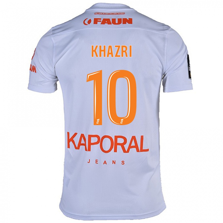 Herren Wahbi Khazri #10 Weiß Auswärtstrikot Trikot 2024/25 T-Shirt