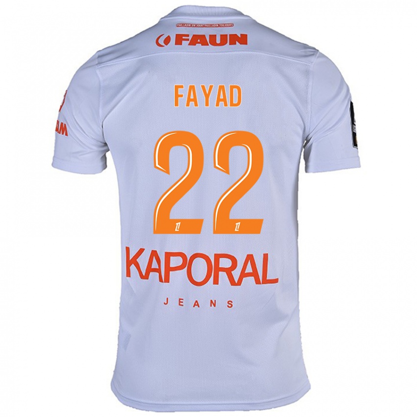 Herren Khalil Fayad #22 Weiß Auswärtstrikot Trikot 2024/25 T-Shirt