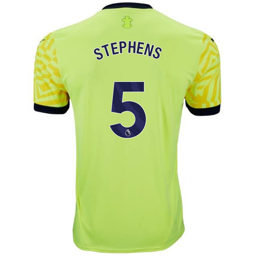 Herren Jack Stephens #5 Gelb Auswärtstrikot Trikot 2024/25 T-Shirt