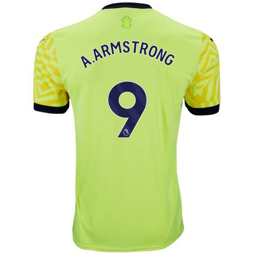 Herren Adam Armstrong #9 Gelb Auswärtstrikot Trikot 2024/25 T-Shirt